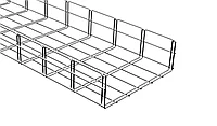 Canal cablu metalic 300x100mm din sarma mesh galvanizat lungime 2m jgheab pentru trasee electrice