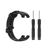Bratara din silicon compatibil Amazfit T-REX - Negru