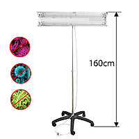 Lampa bactericida uvc portabila 2x55w, orientabila, stativ telescopic 100-190 cm, reflector, 60 mp