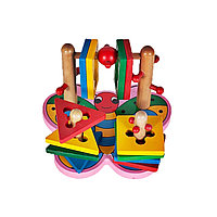 Jucarie de indemanare MalPlay puzzle sortator 3D din lemn