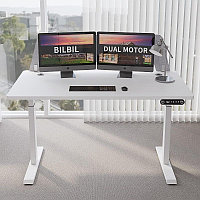 Cadru de birou electric dublu motorizat, inaltime reglabila 64-129 cm, memorare 4 pozitii