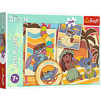 PUZZLE TREFL 200 STITCH LA PLAJA CU LILO SI STITCH