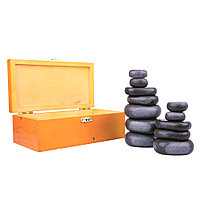 Set Pietre Masaj Bazaltice inSPORTline - 12 buc,