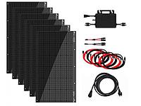 Kit panouri solare flexibile pentru balcon Technaxx TX-270, 600W, 1 x microintervor, Wi-Fi, On grid, uz