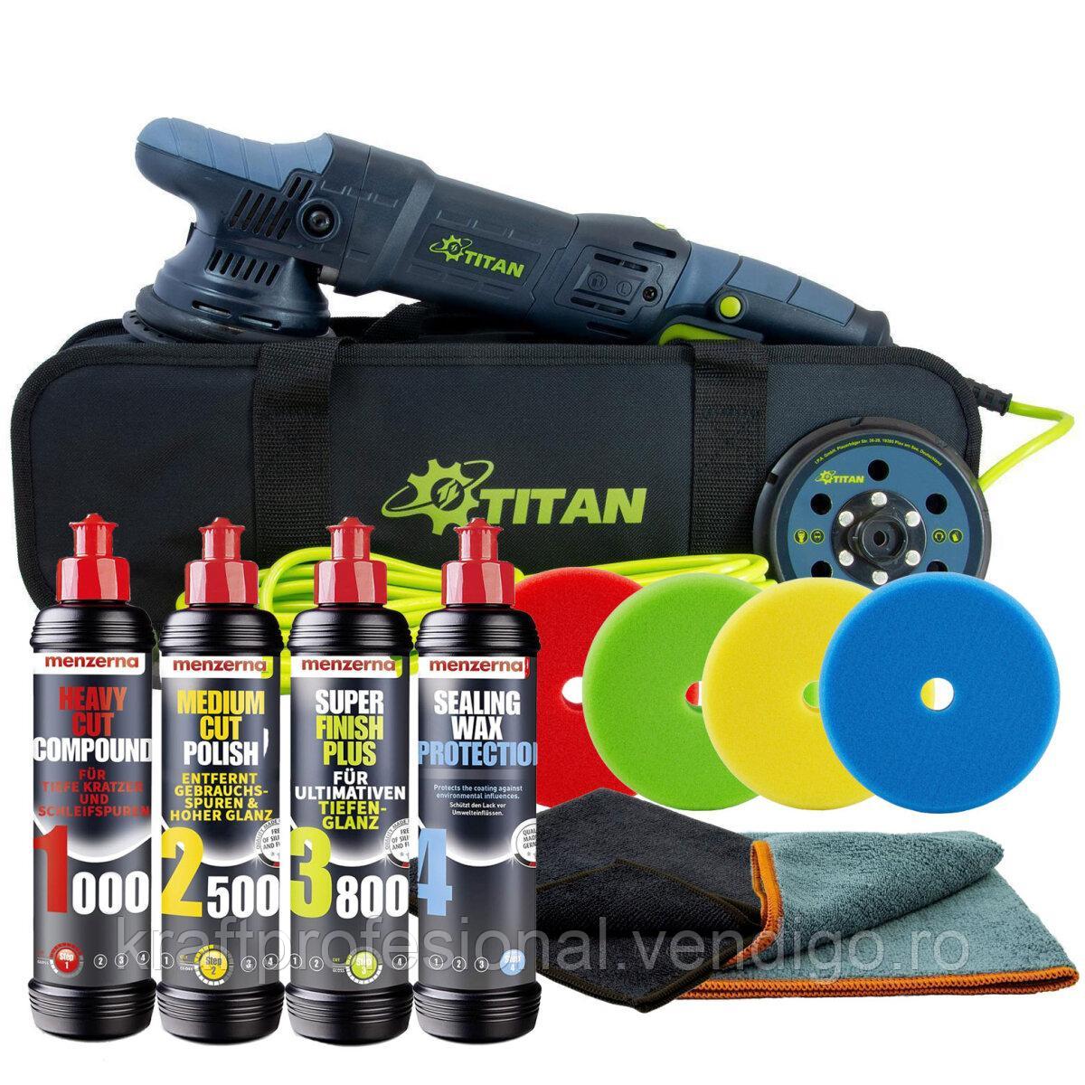 Set Masina De Polisat TITAN TDA15 + Menzerna 4 Trepte KRF415 - foto 1 - id-p93183589