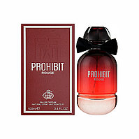 Fragrance World Prohibit Rouge, apa de parfum, de dama, 100 ml