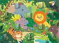 PUZZLE DESCHIDE FERESTRELE - JUNGLA ( 20 PIESE) - GALT (1005539)