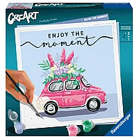 PICTURA PE NUMERE - MASINA CU FLORI - RAVENSBURGER (RVSPBN20116)