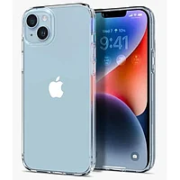 Carcasa Spigen Liquid Crystal compatibila cu iPhone 14 Plus Crystal Clear