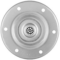 Flansa de Otel Galvanizat pt Rezervoare de Hidrofor - Diametrul 128 mm Gauri 6 x 9 mm