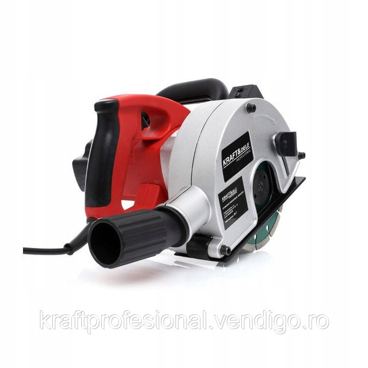 Masina de taiat caneluri in zidarie 3100W cu laser de canelat debitor freza canale cu disc diamantat KD1537 KraftProfesional - foto 1 - id-p101382318