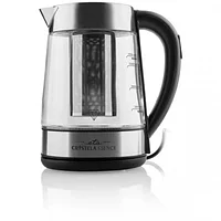 Fierbator electric cu infuzor pentru ceai ETA CRYSTELA ESSENCE 8153, 1.7 L, 2200W, otel inoxidabil si sticla