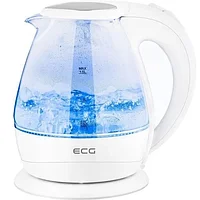 Cana electrica fierbator din sticla ECG RK 1520 , 2200 W, 1.5 L, lumina albastra de fundal