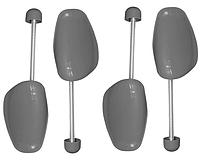 Set 4 san pantofi, mentinere forma incaltaminte, cu arc flexibil, 30x7.5 cm