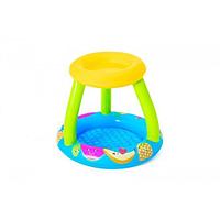 Piscina gonflabila pentru copii, rotunda, cu acoperis, albastru, 94x89x79 cm, Bestway Fruit