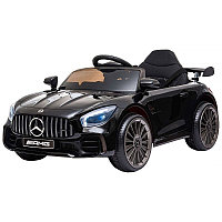 Masina electrica pentru copii, mercedes-benz gtr, roti spuma eva, negru