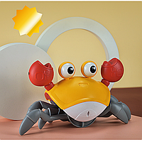 Crab electric, iluminat, muzical, pe inductie, simte si evita obstacolele, cablu incarcare USB,