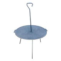 Disc pentru gratar, fonta, cu picioare si agatator, 52 cm, Premium