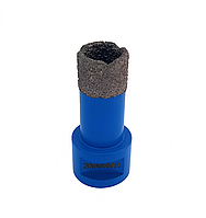 Carota diamantata marmura 20 mm prindere M14