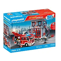 PLAYMOBIL - SET INTERVENTIA POMPIERILOR - PLAYMOBIL ACTION HEROS (PM71603)