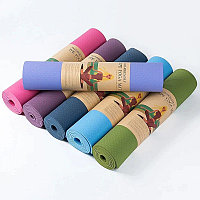 Saltea yoga 183x61x0.6 cm, pentru pilates, fitness, antiderapanta, impermeabila culoare verde