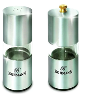 Set condimente Bohmann, 2 piese, inox sticla