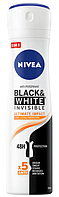 Deodorant spray Nivea Black White Invisible Ultimate Impact, feminin, 150 ml