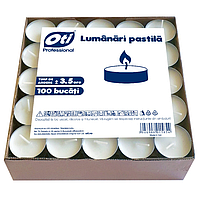 Lumanari pastila parafina, 100 buc. set