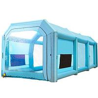 Cabina de vopsit, gonflabila, 2 x suflante, 950/1100W, dimensiune exterioara 12 x 5 x 4 m