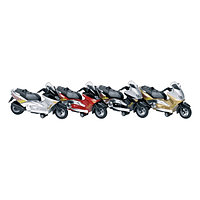 Motocicleta Die Cast cu sunete si lumini, lungime 12.5 cm