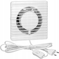 Ventilator baie Orno OR-WL-3200/100/PS, 8 W, 93 m³/h, 2400 rpm, 100 mm, montare in perete, cablu cu