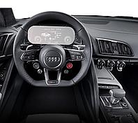 Folie Protectie Navigatie Audi R8 2015-2018, Duragon, protectie Display Ceasuri Bord, silicon Transparent,