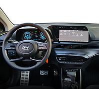 Folie Protectie Navigatie Hyundai Bayon 2021-2024, Duragon, protectie Display Navigatie, silicon Transparent,