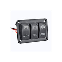 Panou 3 intrerupatoare 12v-24v