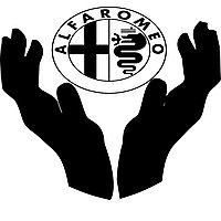 Sticker My World Is ALFA ROMEO 20 Centimetri