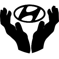 Sticker auto , žMy World Is Hyundai, , pentru fanii pasionati 20 Centimetri