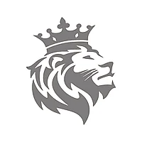Sticker King Lion Transparent, 20 Centimetri