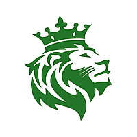 Sticker King Lion Verde, 20 Centimetri
