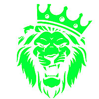 Sticker King Lion Verde, 20 Centimetri