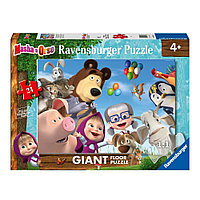Ravensburger - Puzzle mare de podea Masha si ursul 24 piese