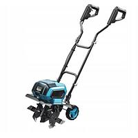 Motosapa electrica, 2x18V Li-ion (acumulatori neinclusi), motor fara perii, 4 lame tip freza, calite, 36 cm,