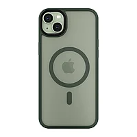 Husa de protectie compatibila MagSafe pentru iPhone 15, Verde fistic