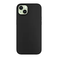 Husa de protectie pentru iPhone 15 PLUS din silicon NEXT ONE compatibila MagSafe, Black