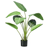 Emerald Arbore artificial Strelitzia, 120 cm, în ghiveci, verde