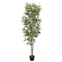 Arbore din bambus artificial 1104 de frunze 180 cm verde