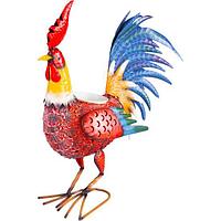 Decoratiune gradina, MagicHome, metalica, cocos colorat cu ghiveci, 50x19x54 cm