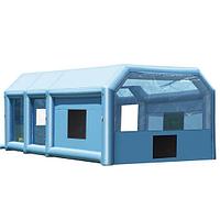 Cabina de vopsit, gonflabila, 2 x suflante, 750/1000W, dimensiune exterioara 12 x 5 x 4 m