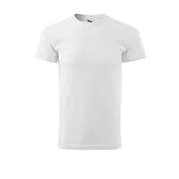 Tricou pentru bărbaţi BASIC129 - Alb, M