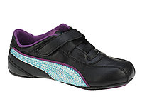 Pantofi sport fete Puma Talulla Glamm V, black-blue-grape, 23