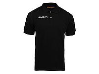 Tricou polo barbati Givova Summer, negru, M
